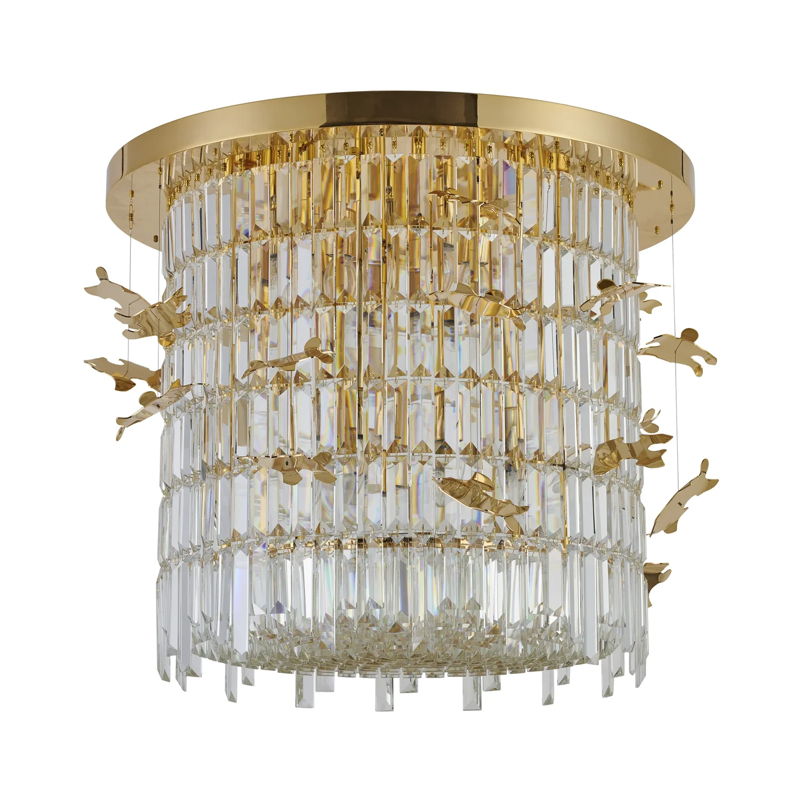 Regalia Grand – 18-Light Crystal Chandelier in Gold Finish